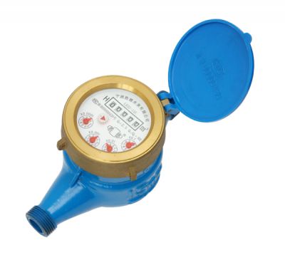 Rotatory wing dry cold water meter